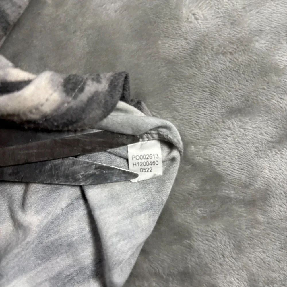 Huk Mens Grey Camo Long Sleeve Hoodie Fishing Shirt H1200460 Medium